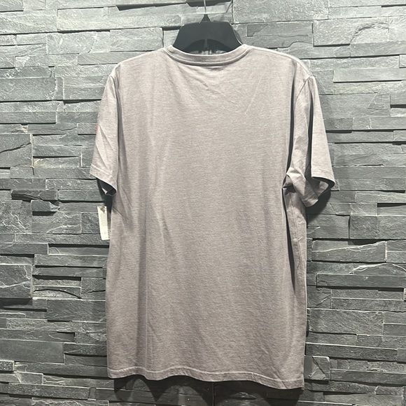 Lucky Brand Short Sleeve Crew Neck Graphic Garment Washed Distressed T Shirt - Picture 5 of 7